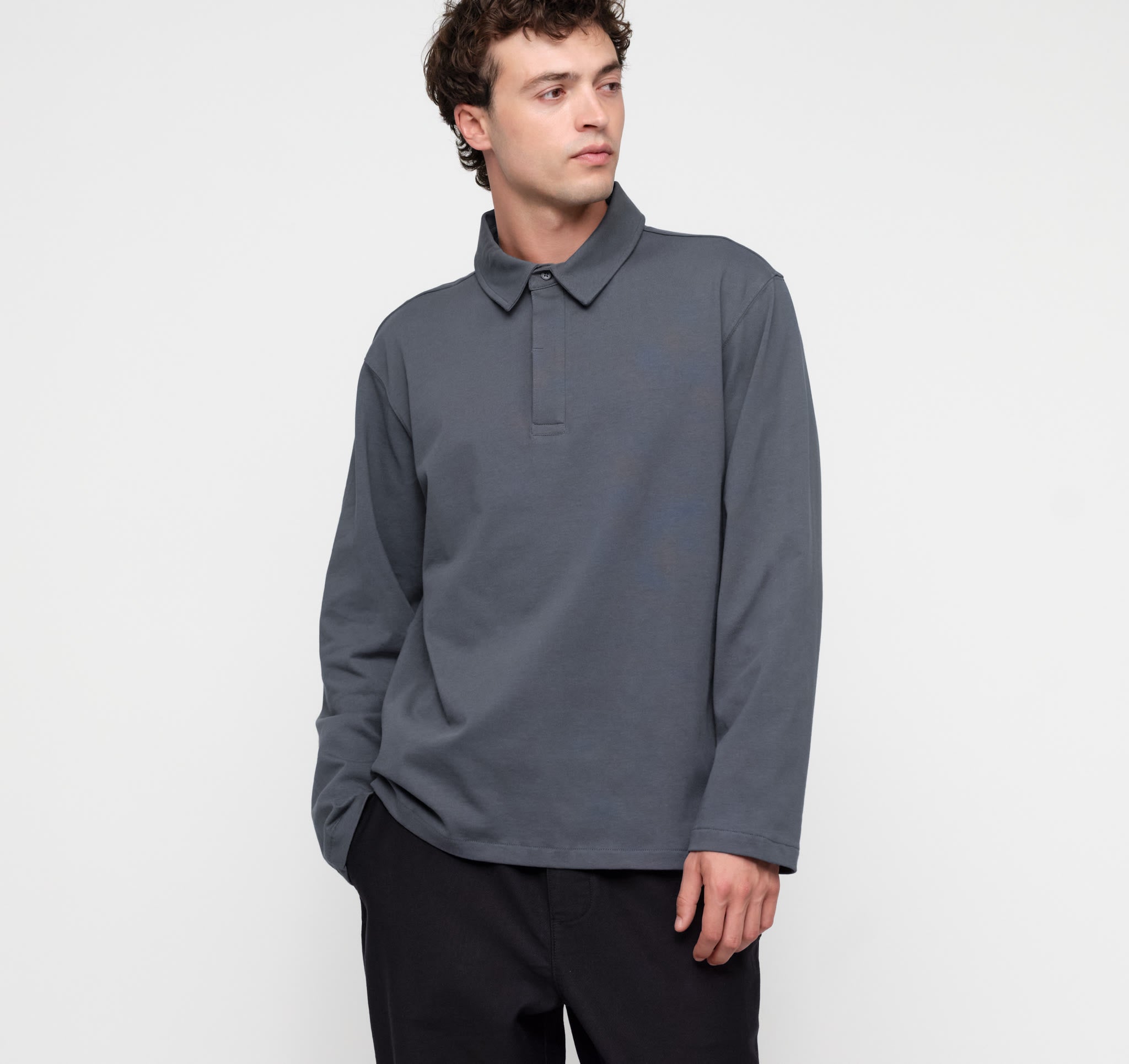 True Extra Heavy Polo | Only $ 65 | Organic Basics