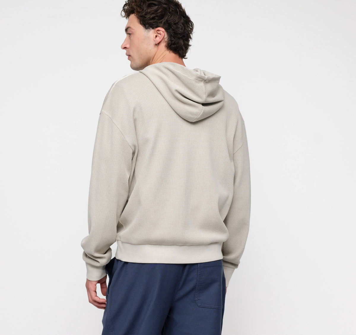 Waffle Zip Hoodie