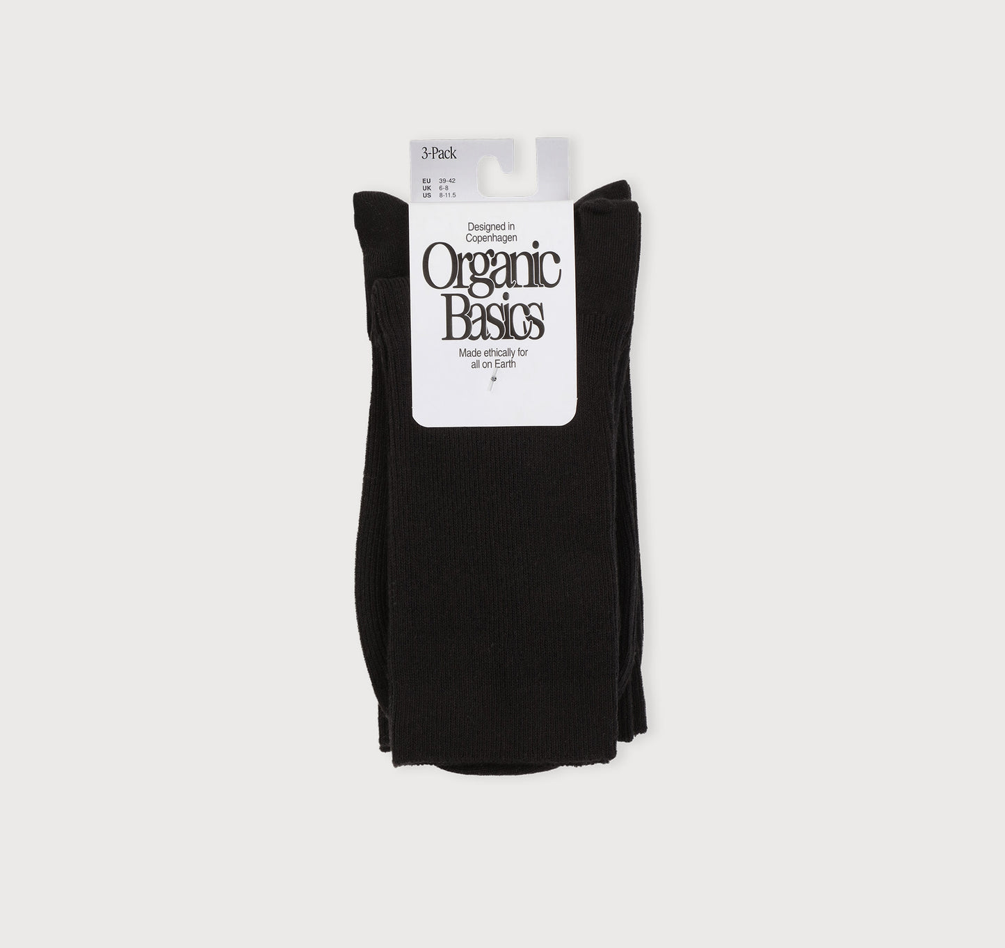 Core Crew Rib Socks 3-Pack