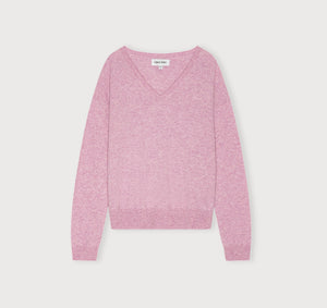 Fine Knit V-Neck Sweater