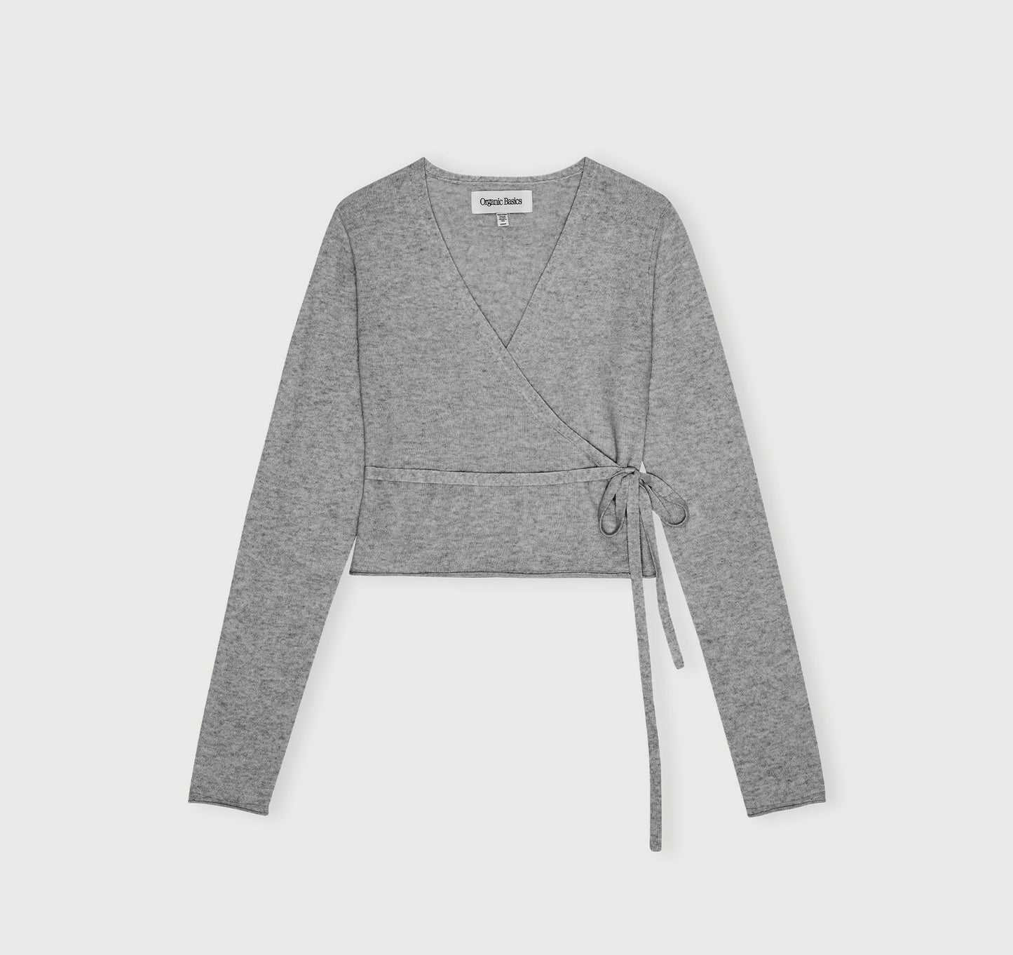 Fine Knit Wrap Cardigan