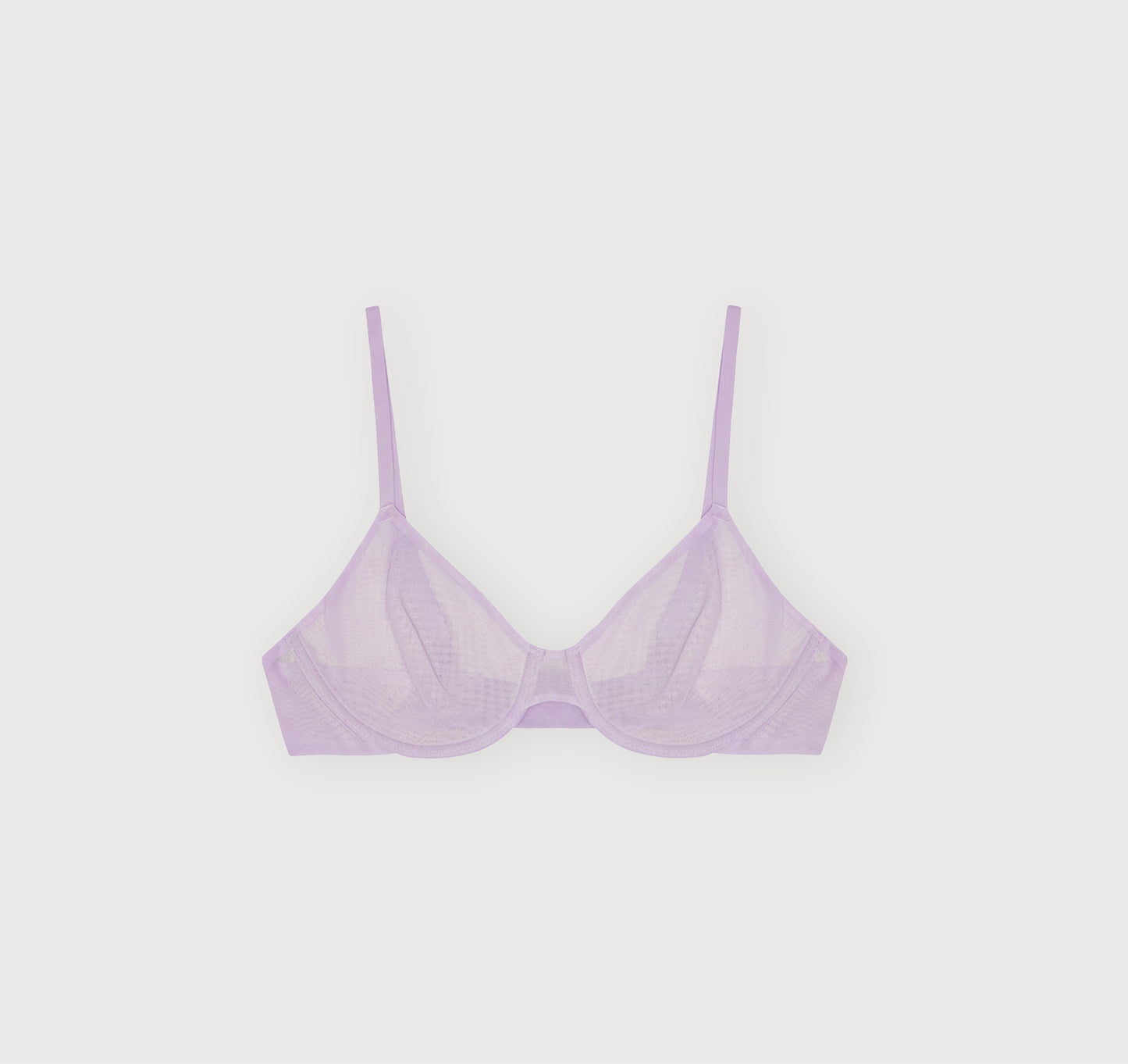 Mesh Unlined Demi Bra