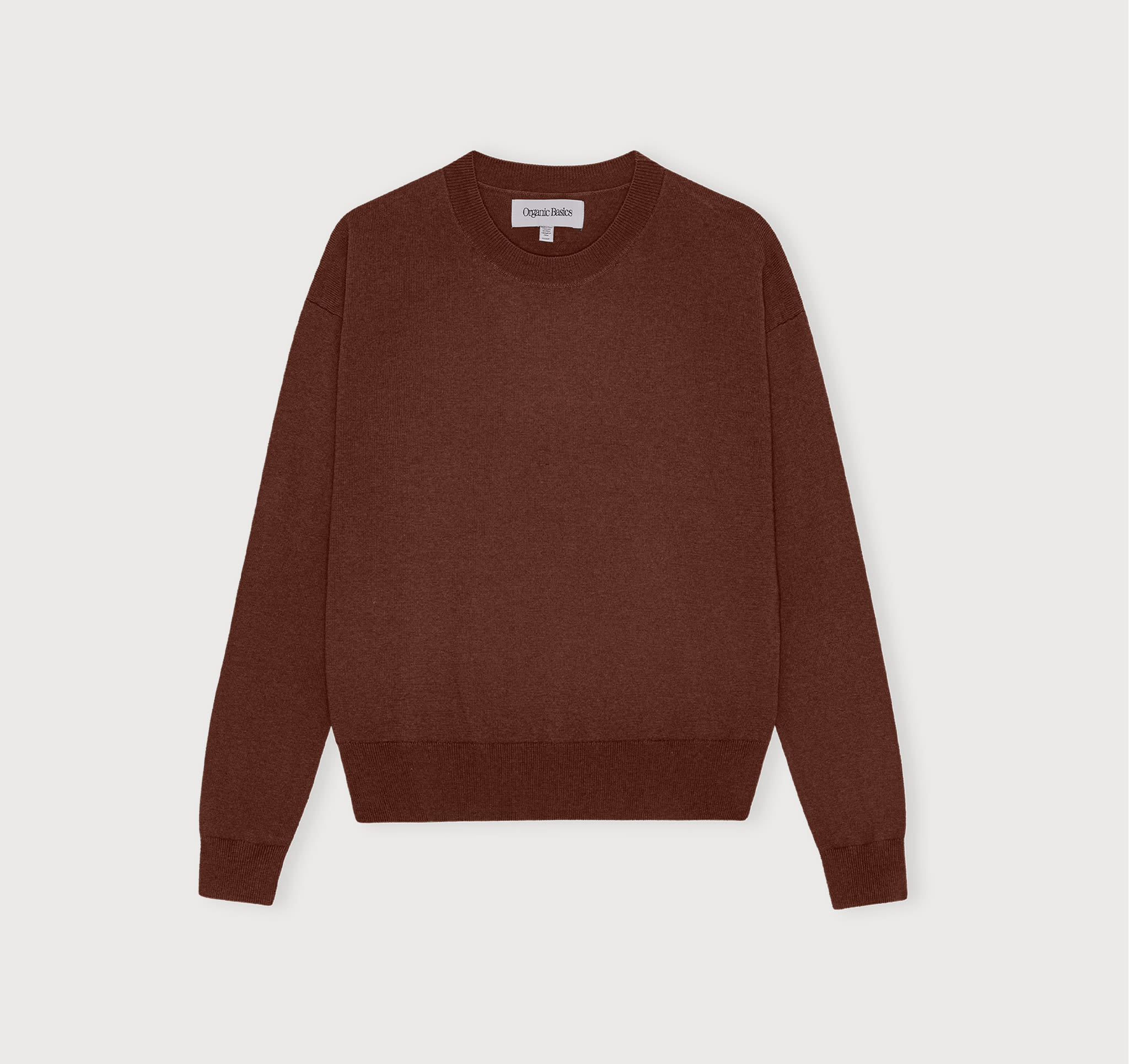 Soft Knit Boxy Crewneck Sweater | Only $ 74 | Organic Basics