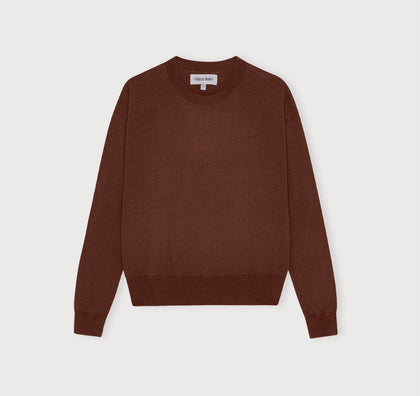 Soft Knit Boxy Crewneck Sweater