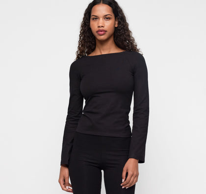 Core Boat Neck Long Sleeve