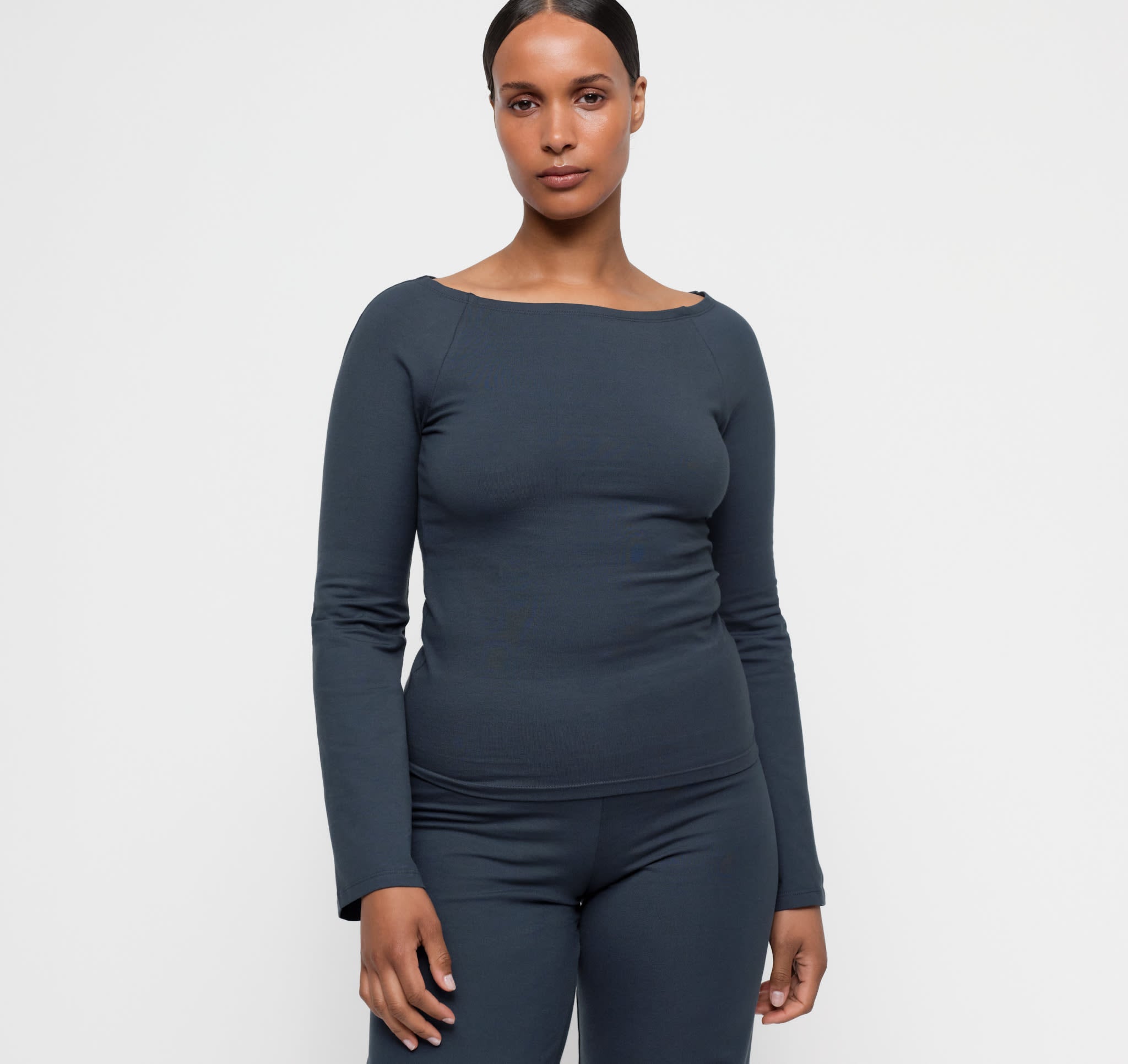 Core Boat Neck Long Sleeve | Only $ 48 | Organic Basics