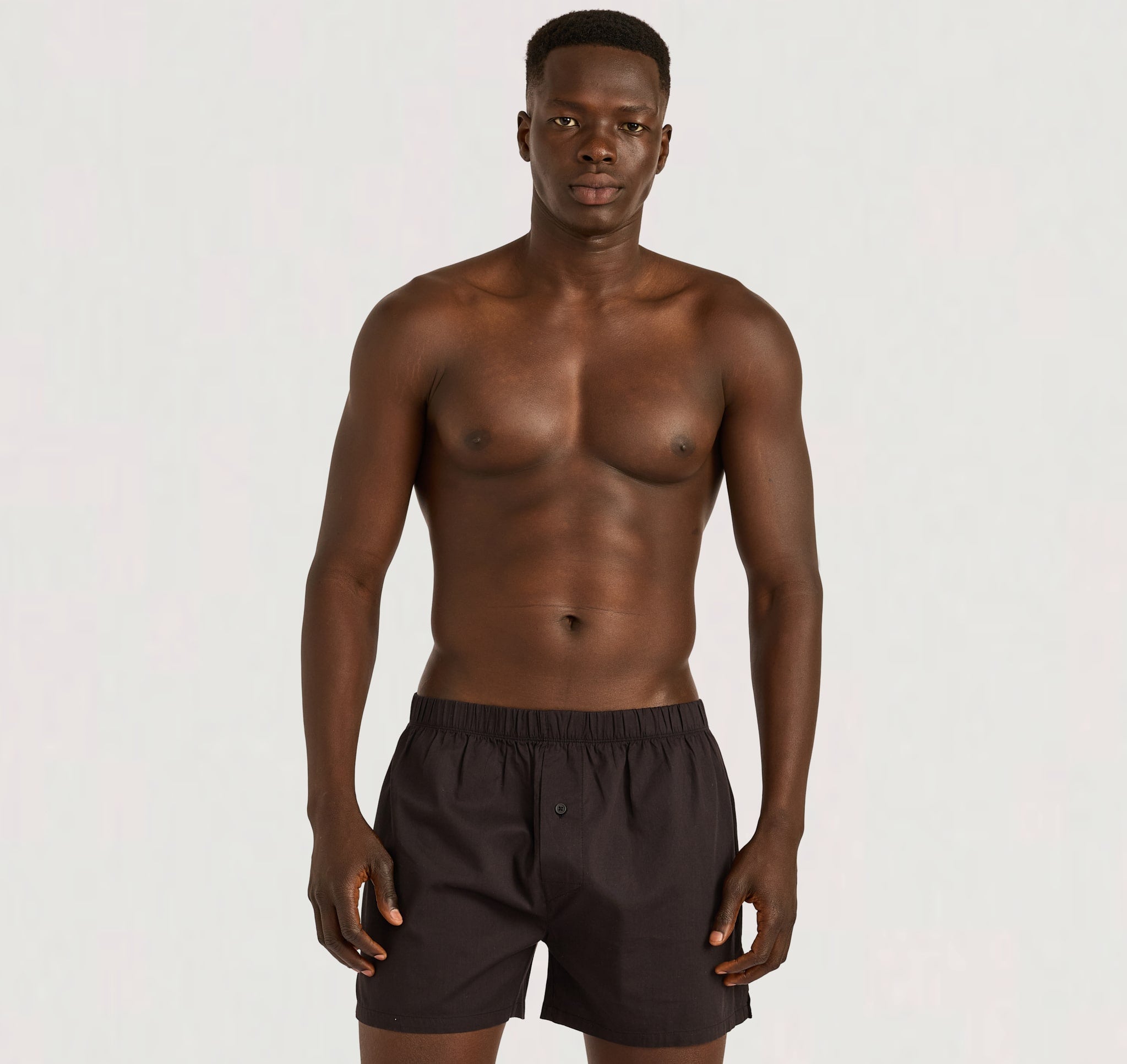 Core Icon Boxer Shorts 2-pack - Black / White | Organic Basics