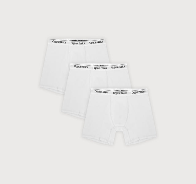 Organic Cotton Stretch Boxer Briefs 3-Pack