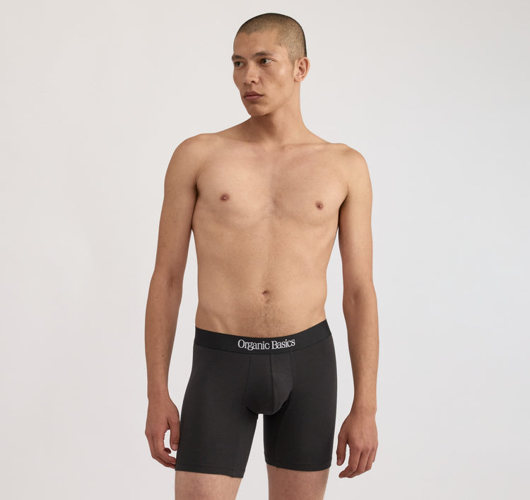 Core Easy Fit Boxer Briefs 3-Pack - Black / Black / Black – organic cotton