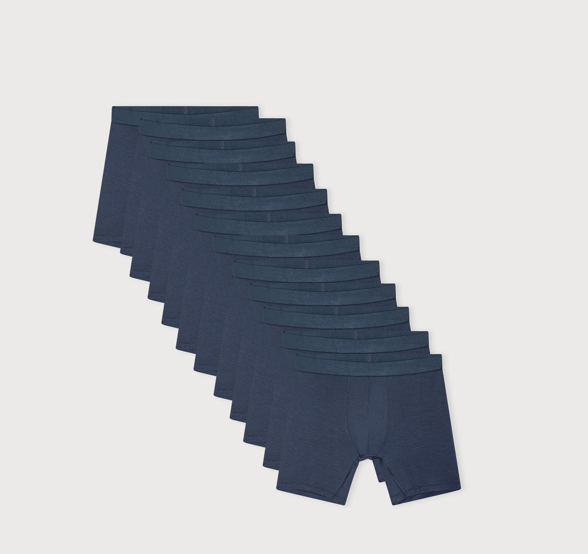 Premium Boxer Briefs 12-pack - Midnight Blue / Midnight Blue / Midnight Blue