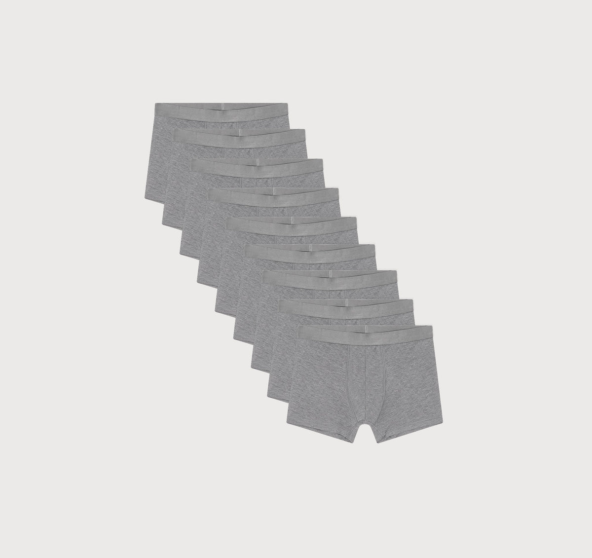 Premium Trunks 9-pack - Grey Melange / Grey Melange / Grey Melange