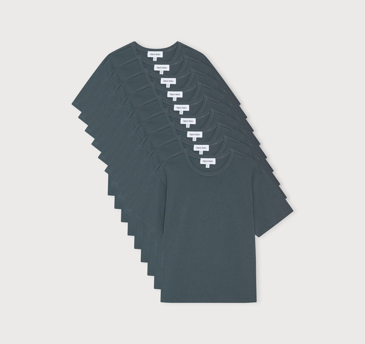 True Extra Heavy Boxy Tee 9-Pack - Thunder – organic cotton