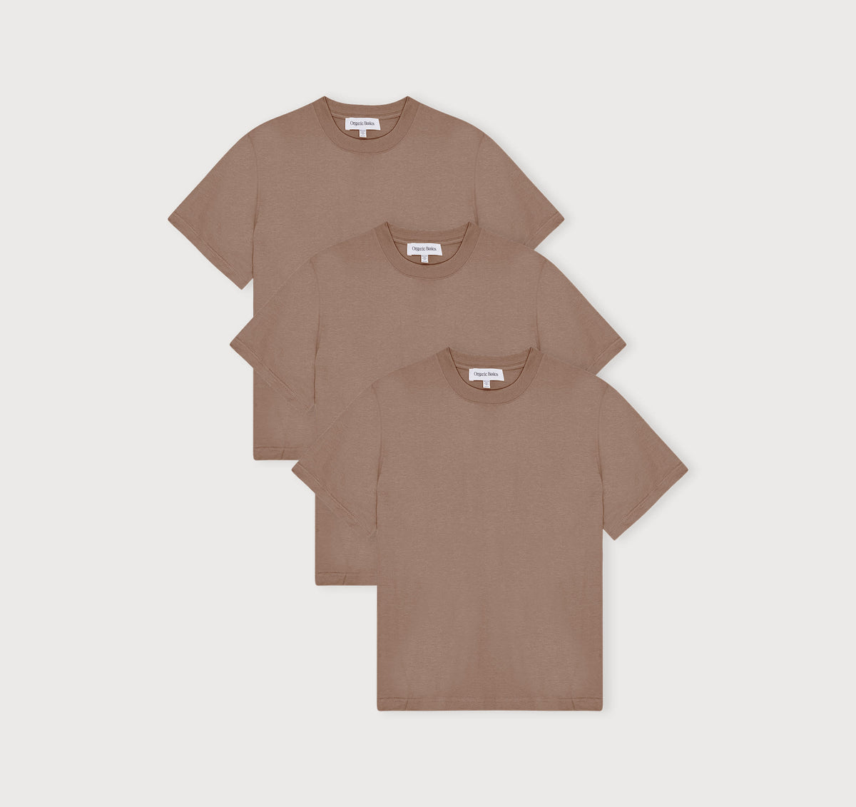 True Heavy Boxy Fit Tee 3-Pack - Clay – organic cotton