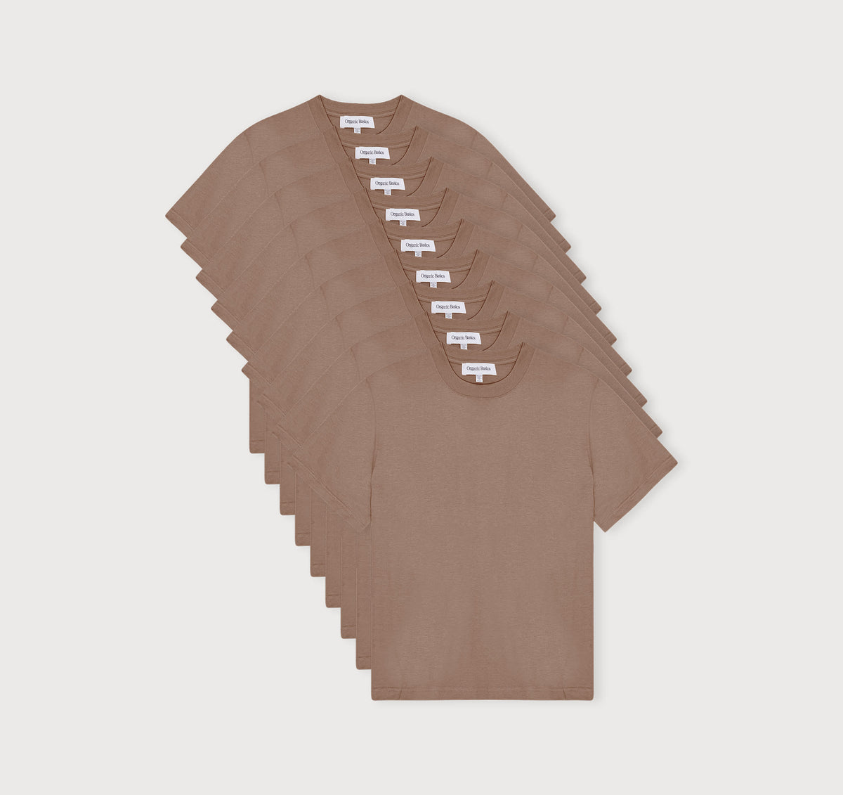 True Heavy Boxy Fit Tee 9-Pack - Clay – organic cotton