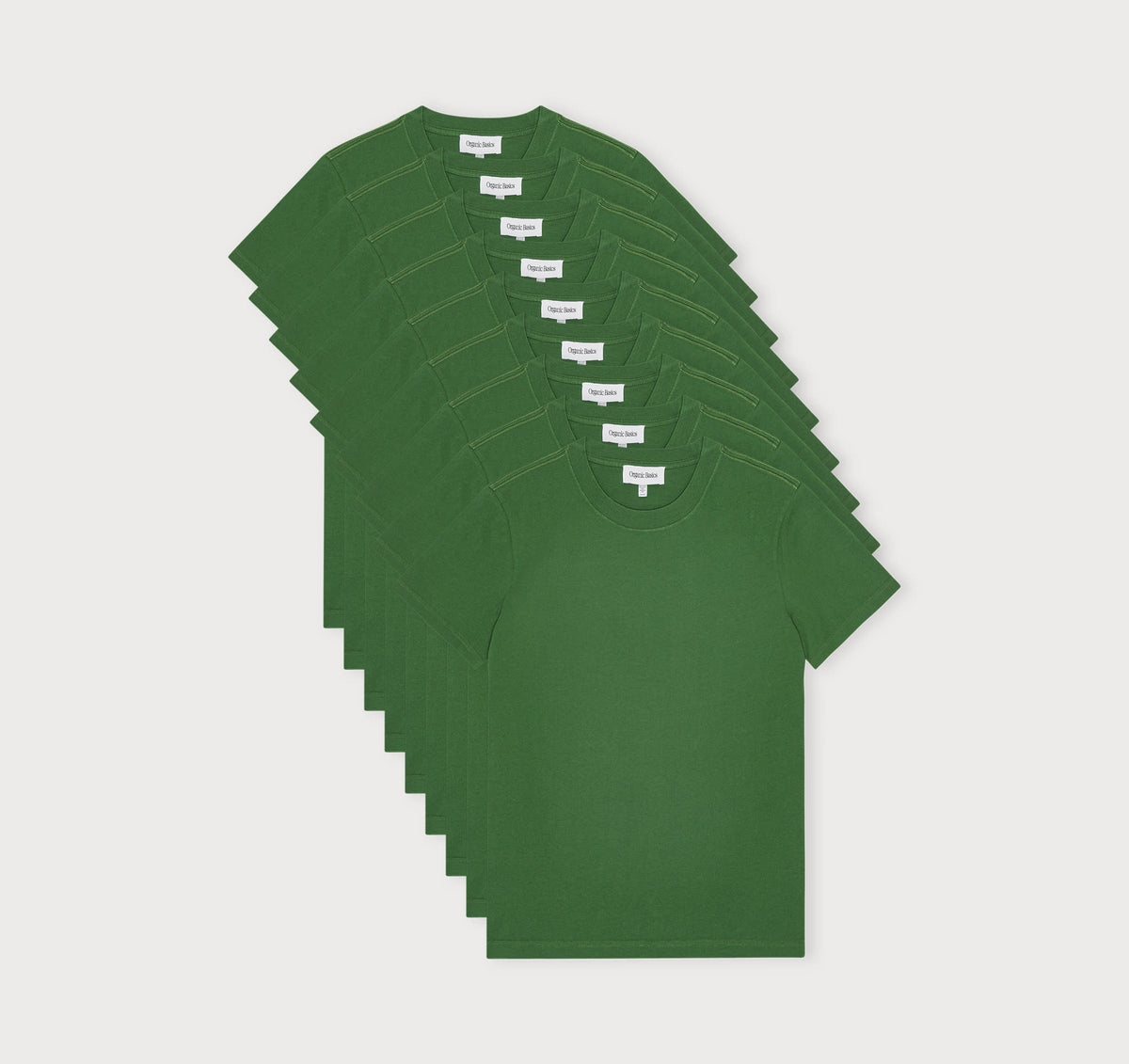 True Heavy Boxy Fit Tee 9-Pack - Evergreen – organic cotton