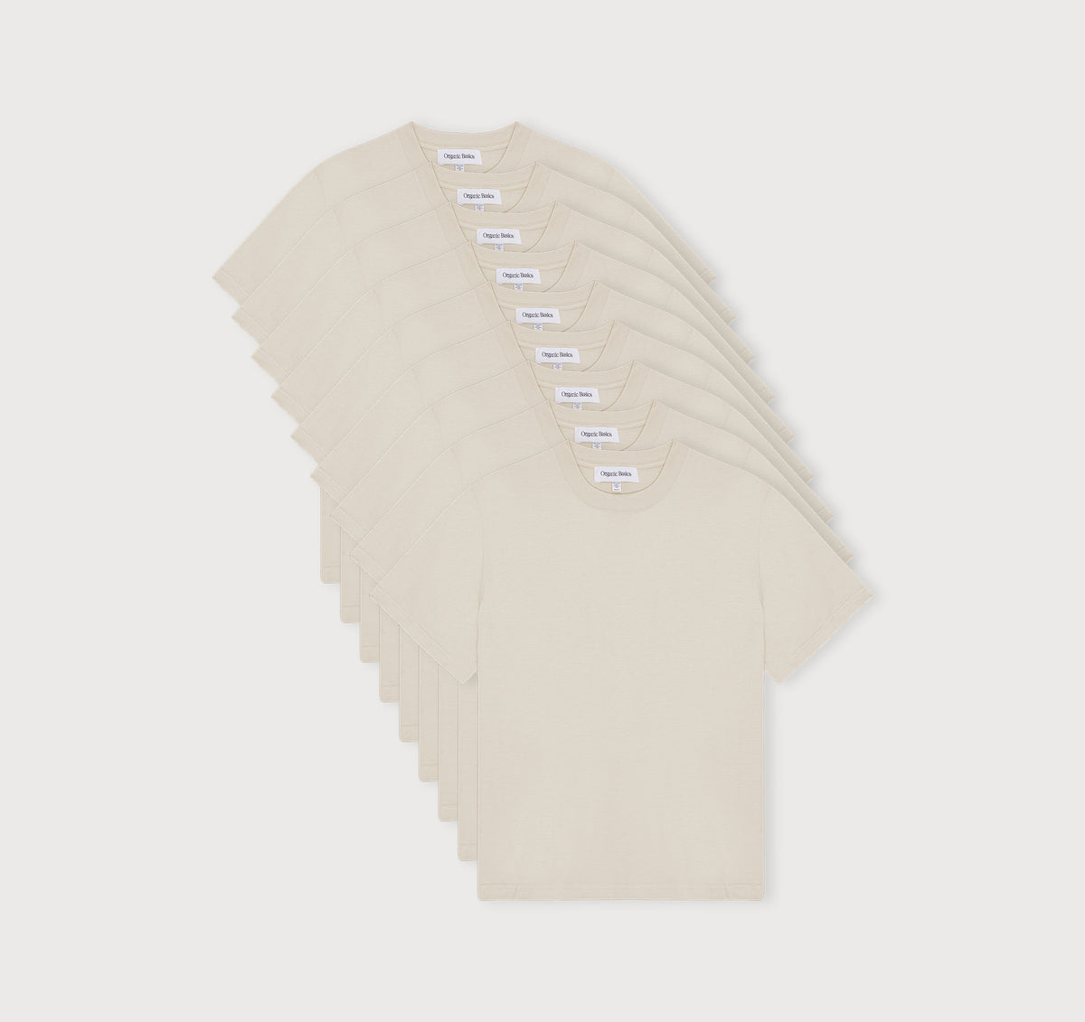 True Heavy Boxy Fit Tee 9-Pack - Sandstone – organic cotton