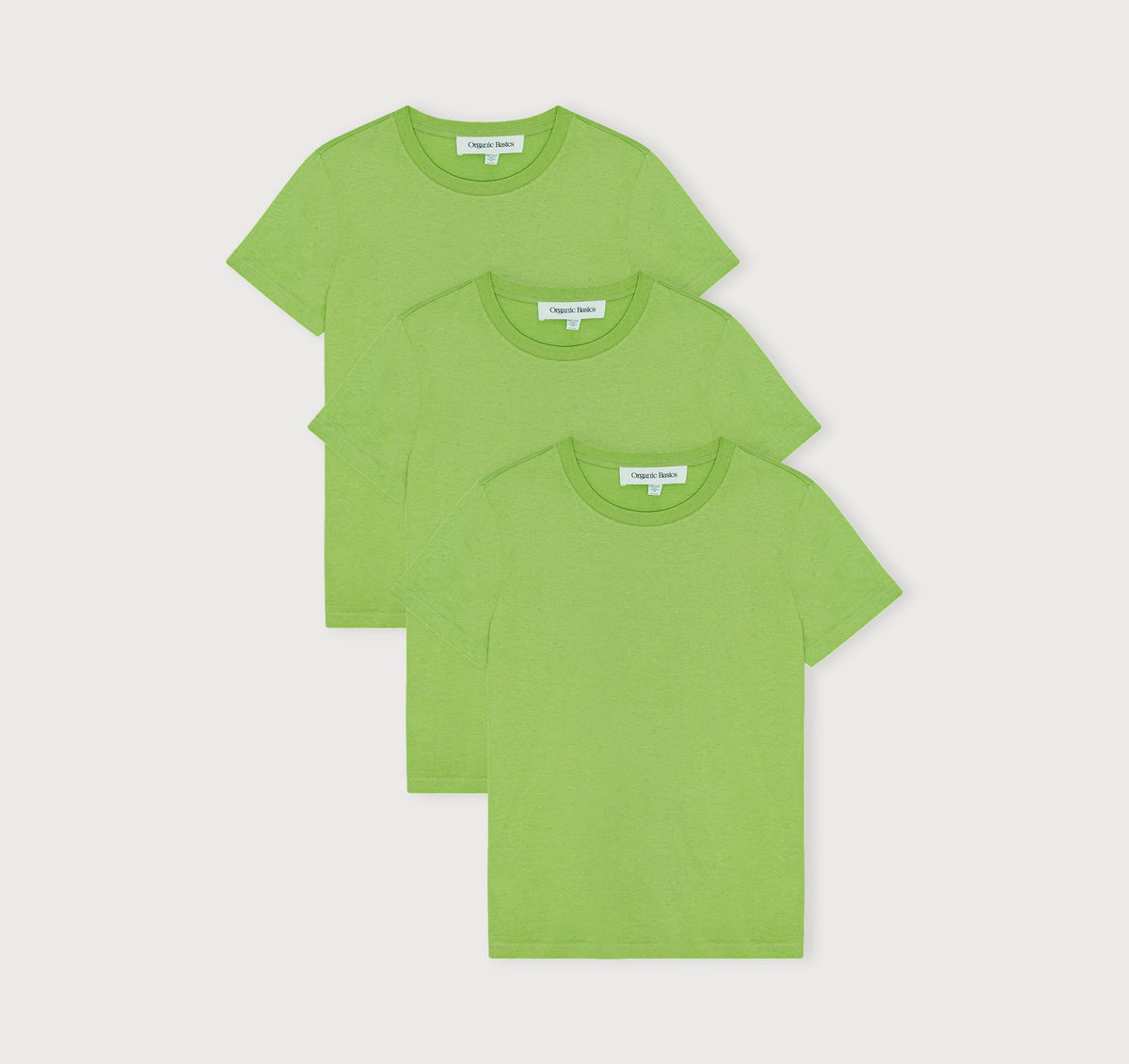 True Regular Fit Tee 3-Pack - Artichoke – organic cotton