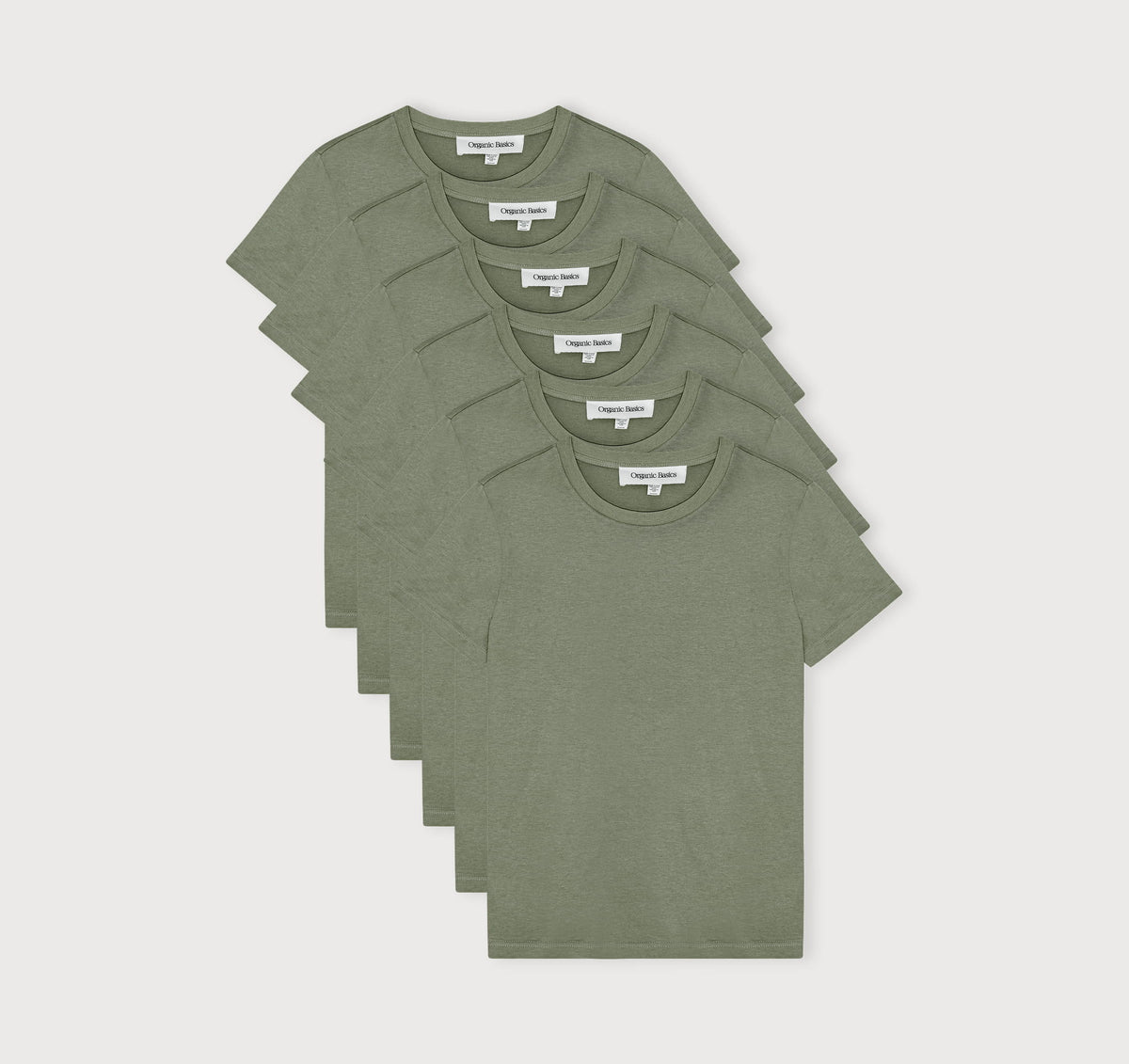True Regular Fit Tee 6-Pack - Seaweed – organic cotton