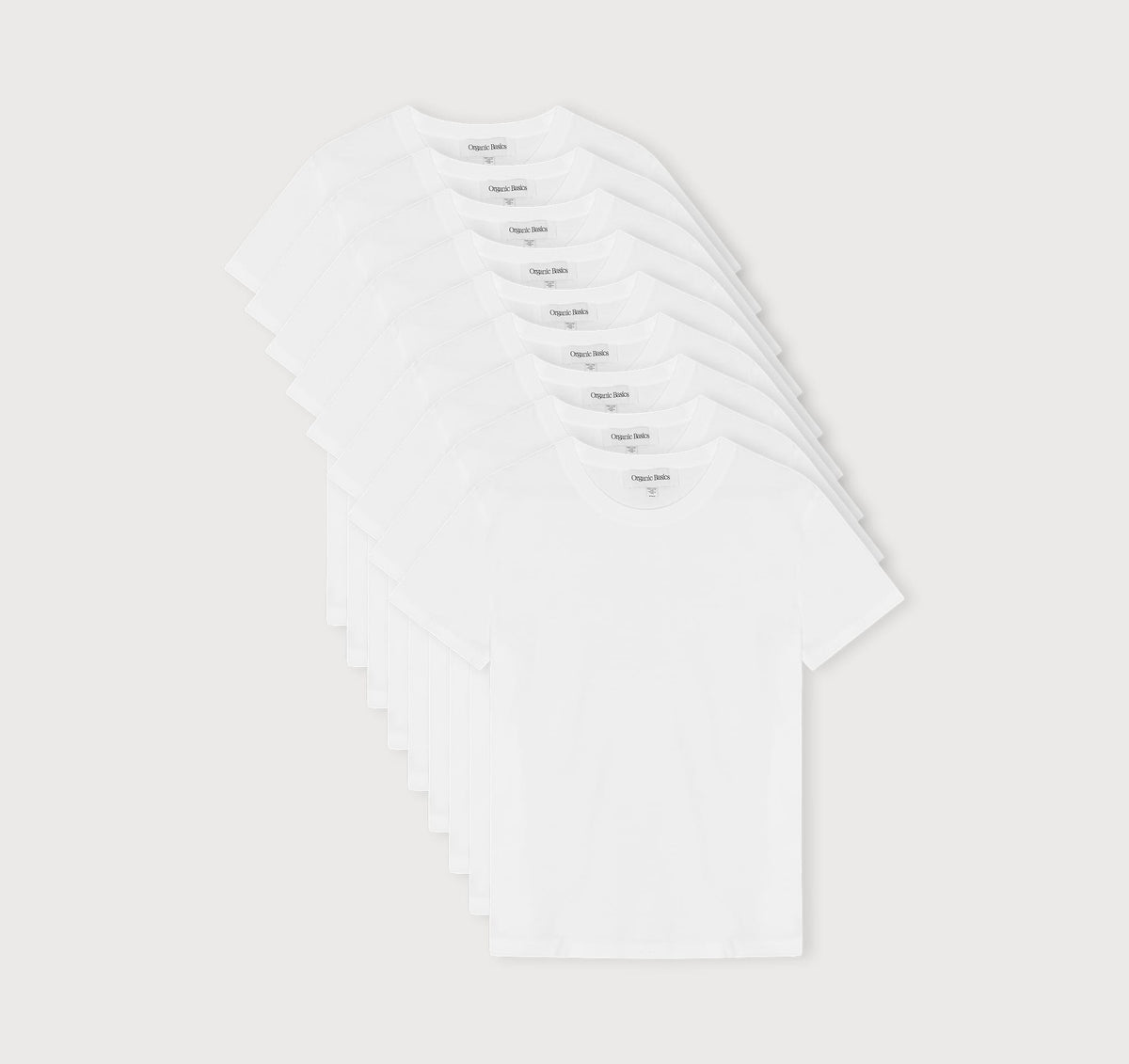 True Heavy Regular Fit Tee 9-Pack - White – organic cotton