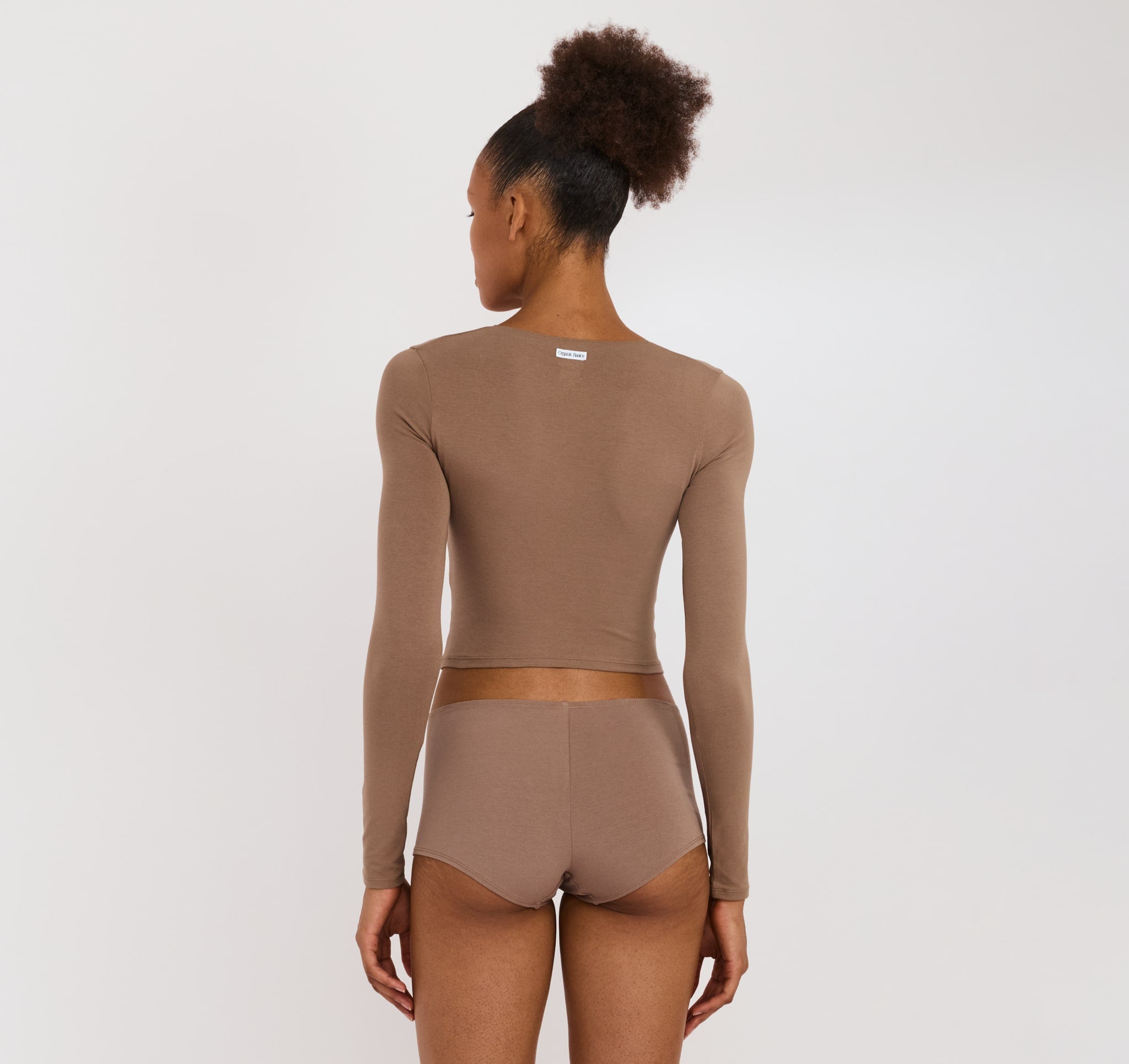 Core Icon Bustier Top - Clay | Only $42 | Organic Basics