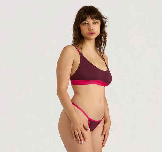 Core Play Open Back Scoop Bralette