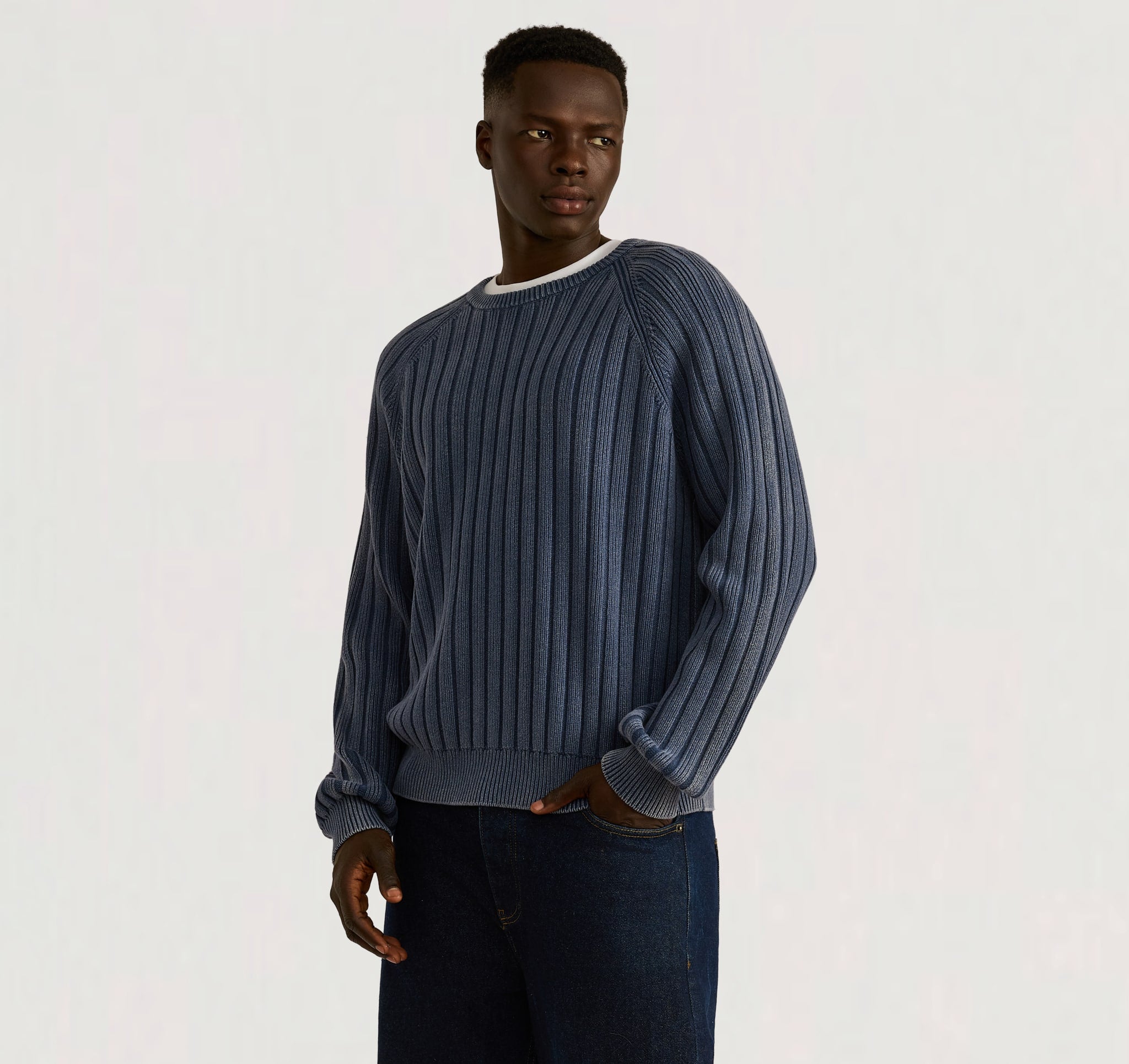 Soft Knit Rib Raglan Sweater | Only $ 77 | Organic Basics