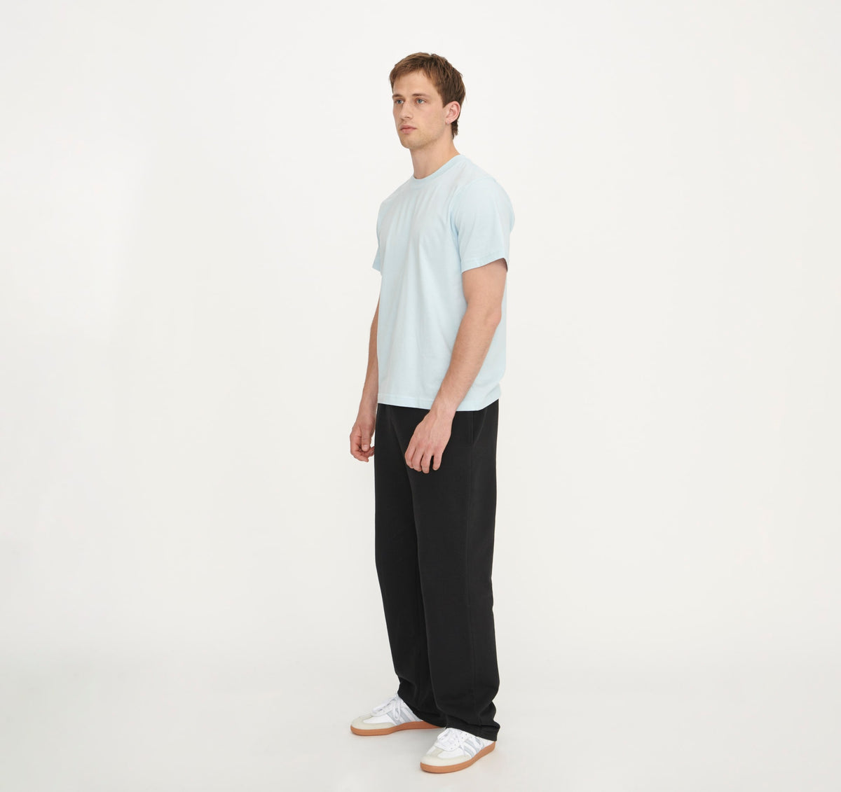 True Boxy Fit Tee 9-Pack - Light Blue – organic cotton – view 3