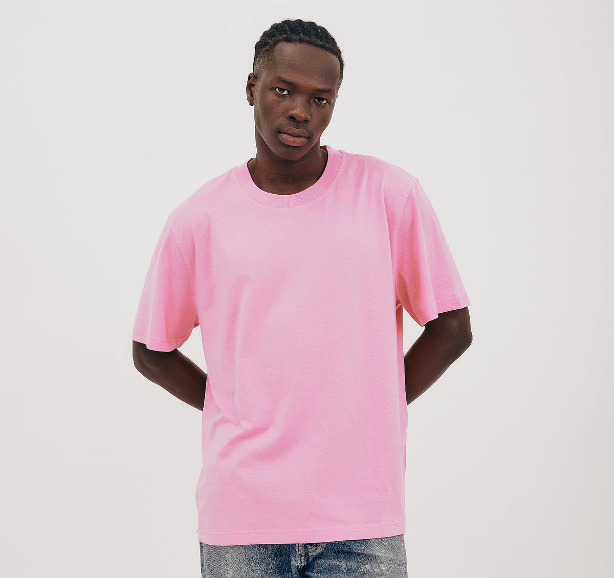 True Boxy Fit Tee 9-Pack - Soft Pink – organic cotton – view 2