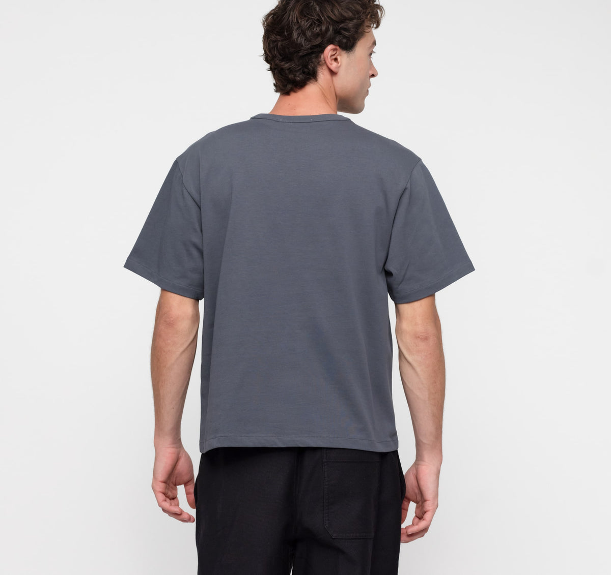 True Extra Heavy Boxy Tee 6-Pack - Thunder – organic cotton – view 4