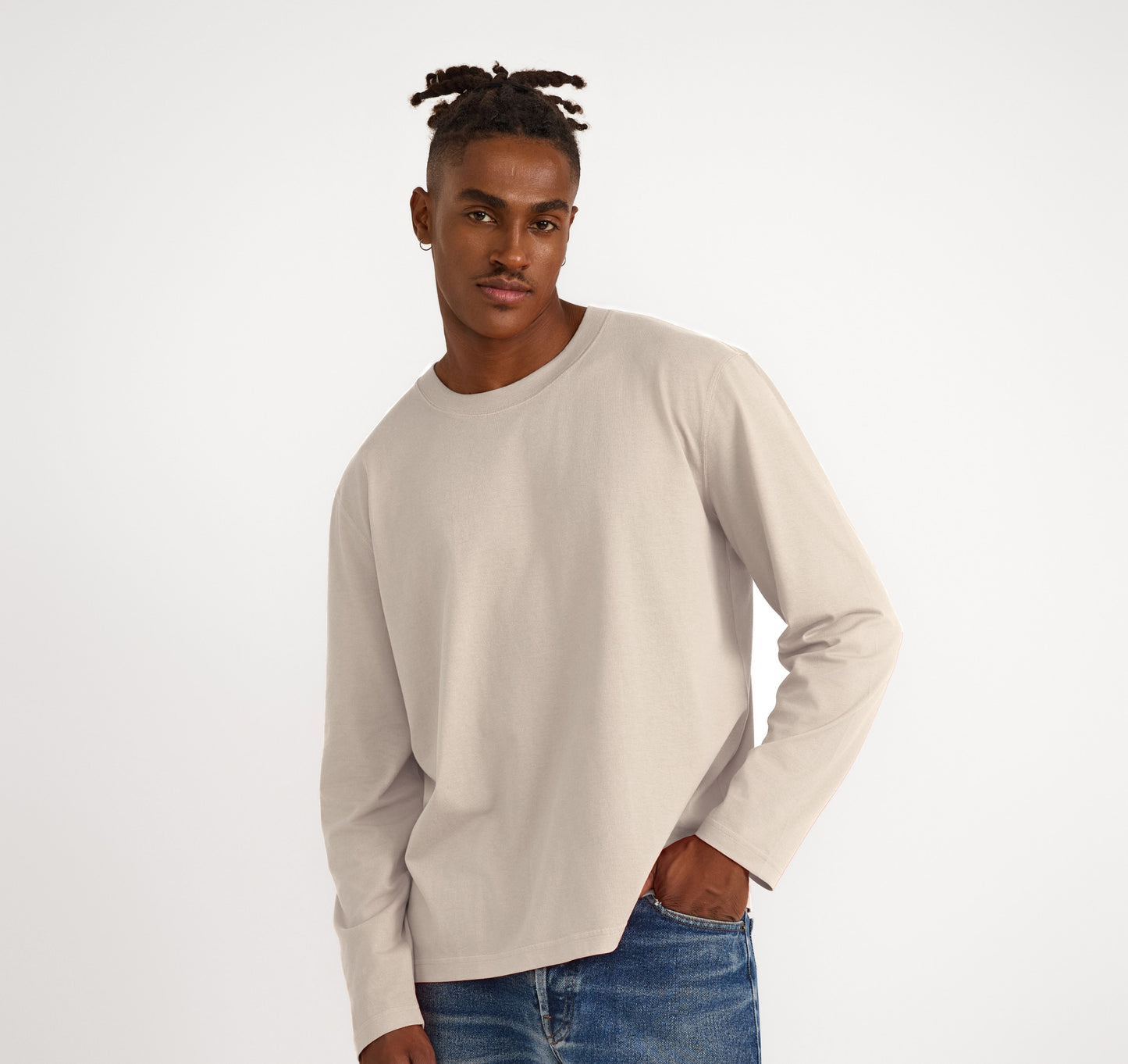 True Heavy Boxy Fit Long Sleeve Tee