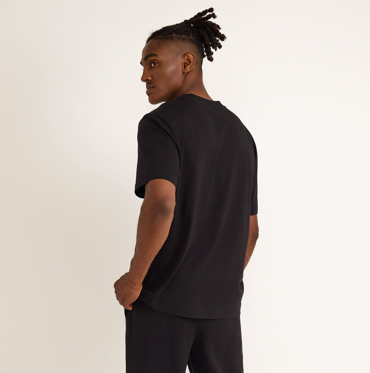 True Heavy Boxy Fit Tee 6-Pack - Black – organic cotton – view 3