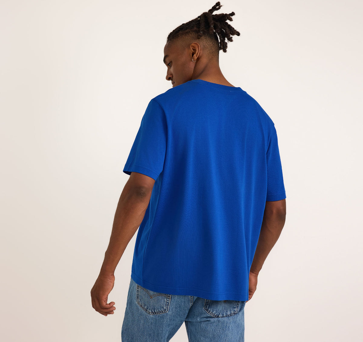 True Heavy Boxy Fit Tee 6-Pack - Vibrant Blue – organic cotton – view 3