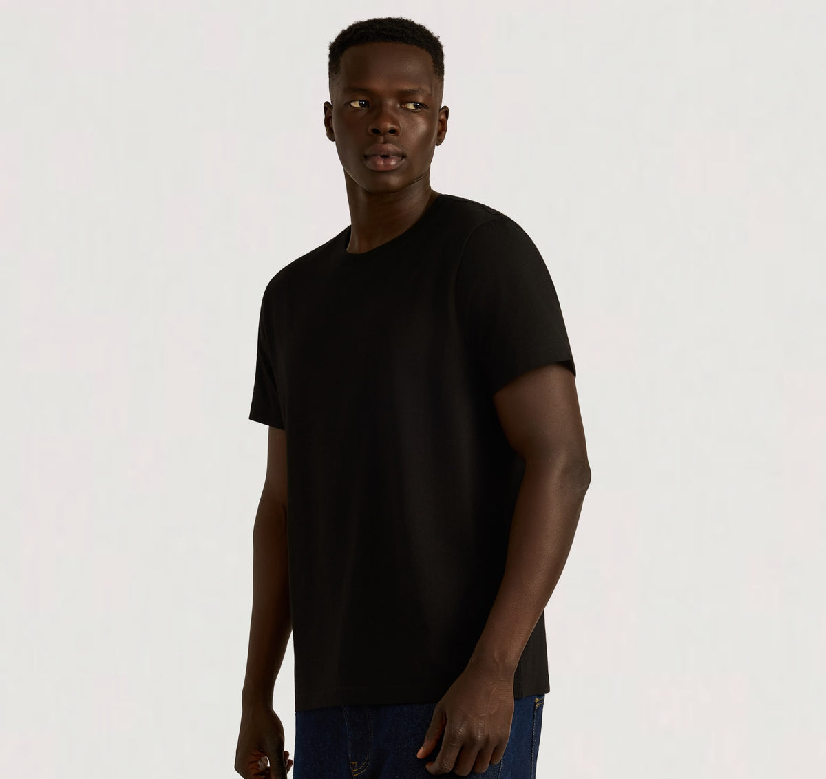True Heavy Regular Fit Tee 6-Pack - Black – organic cotton – view 3