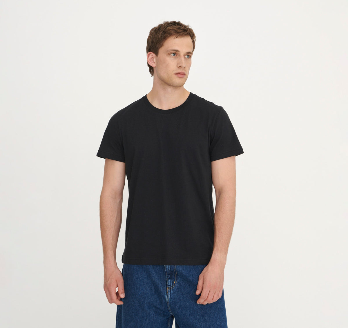 True Regular Fit Tee 9-Pack - Black – organic cotton – view 2