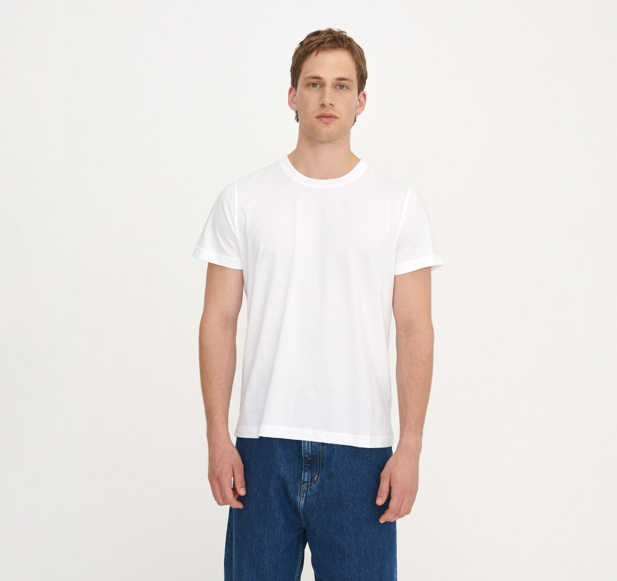 True Heavy Regular Fit Tee - White – organic cotton – view 4