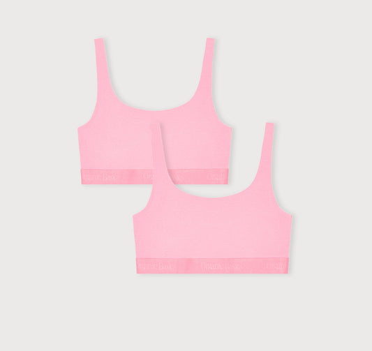 Core Rib Tank Bralette 2-Pack