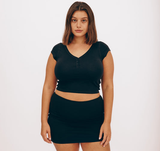 Core Sport Henley V Tee