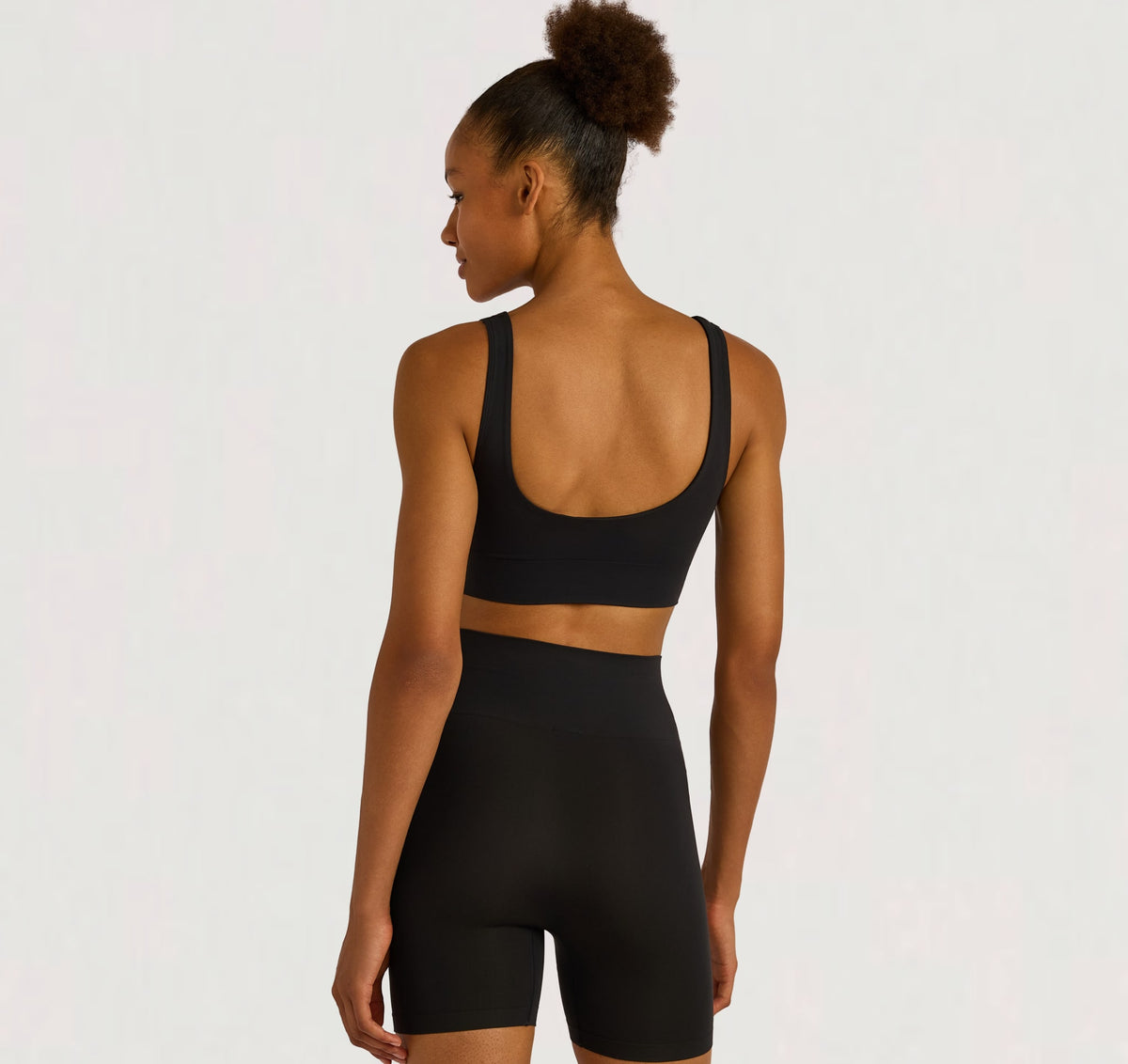 Smooth Bralette 2-Pack - Black / Black – view 3