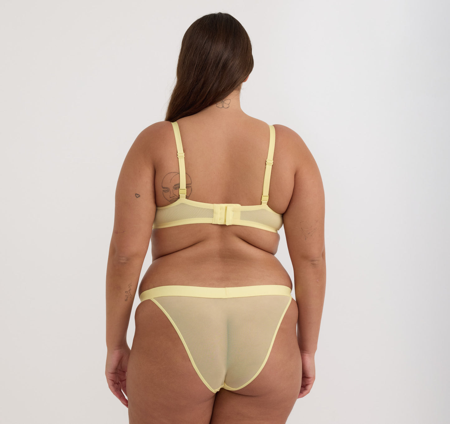 Mesh Unlined Demi Bra