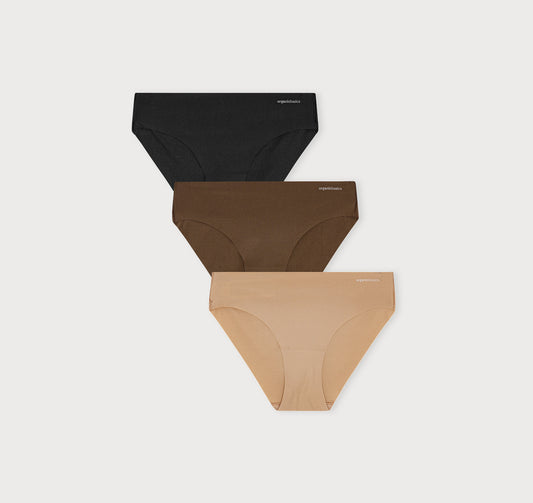 Naked Rib Briefs 3-pack