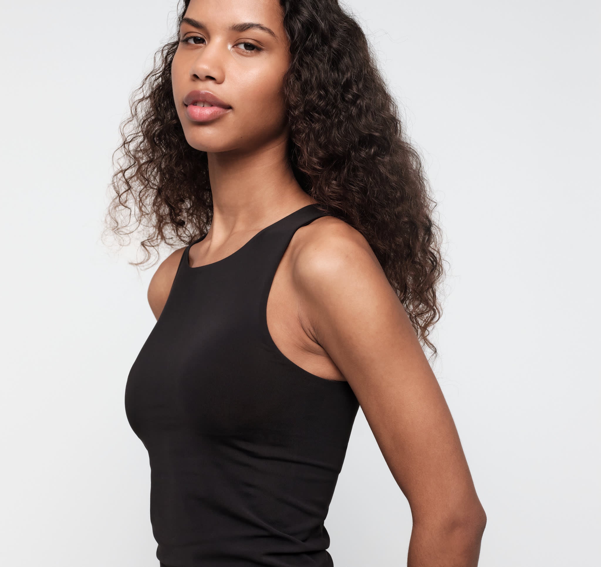 Smooth Tank Top - Black | Only $36 | Organic Basics