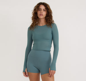 Active Mesh Long Sleeve Tee