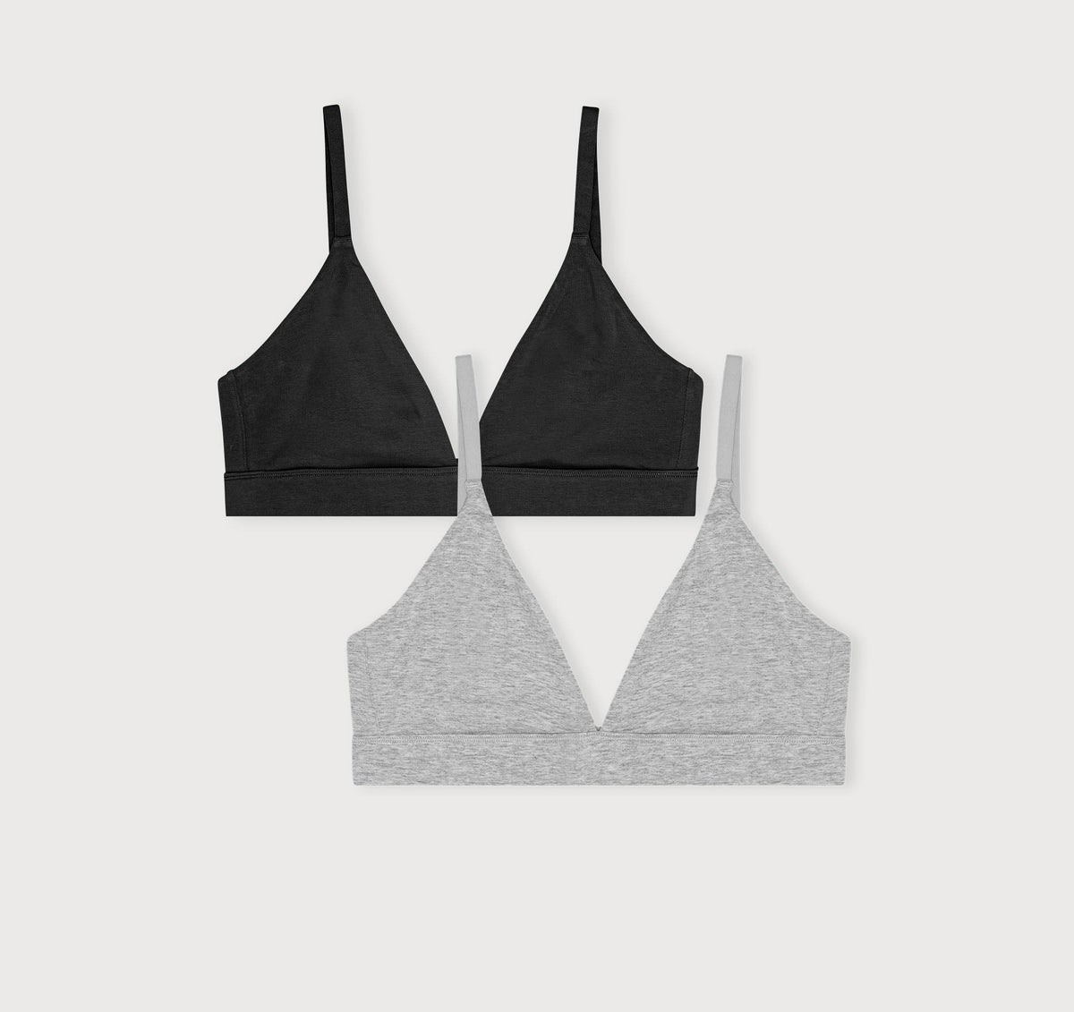 Core Triangle Bralette 2-Pack