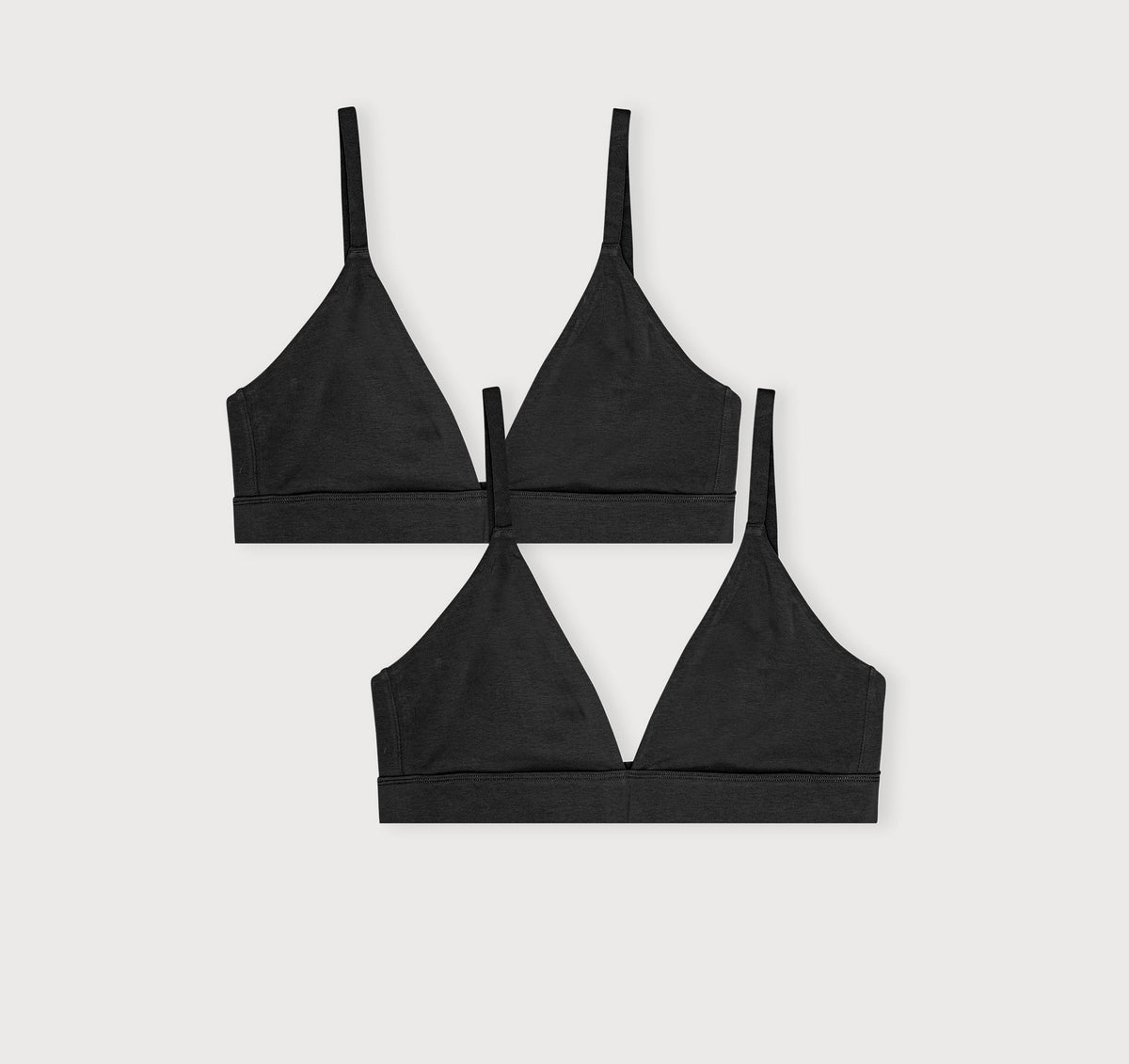 Core Triangle Bralette 2-Pack