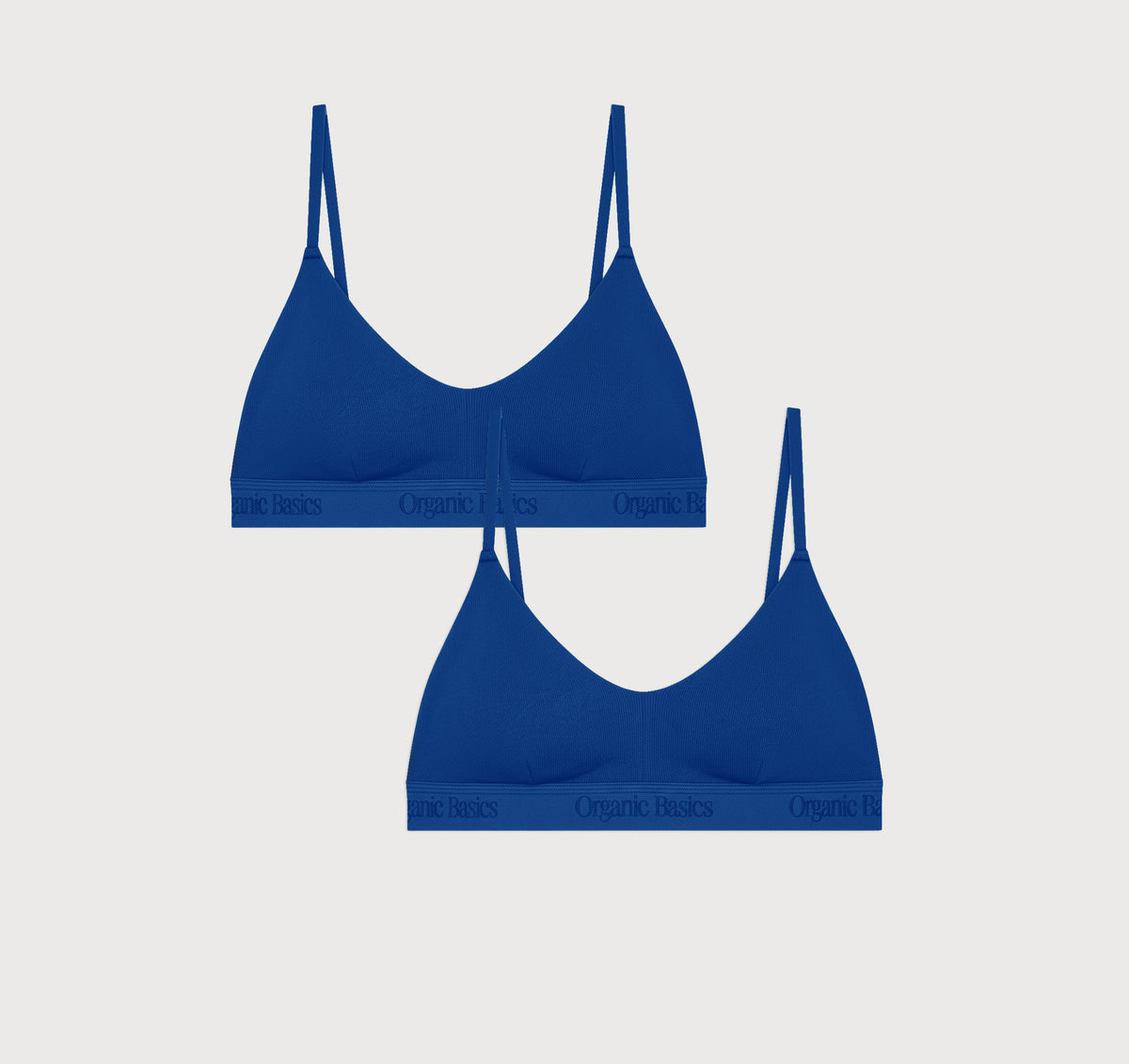 Core Rib Open Back Scoop Bralette 2-Pack