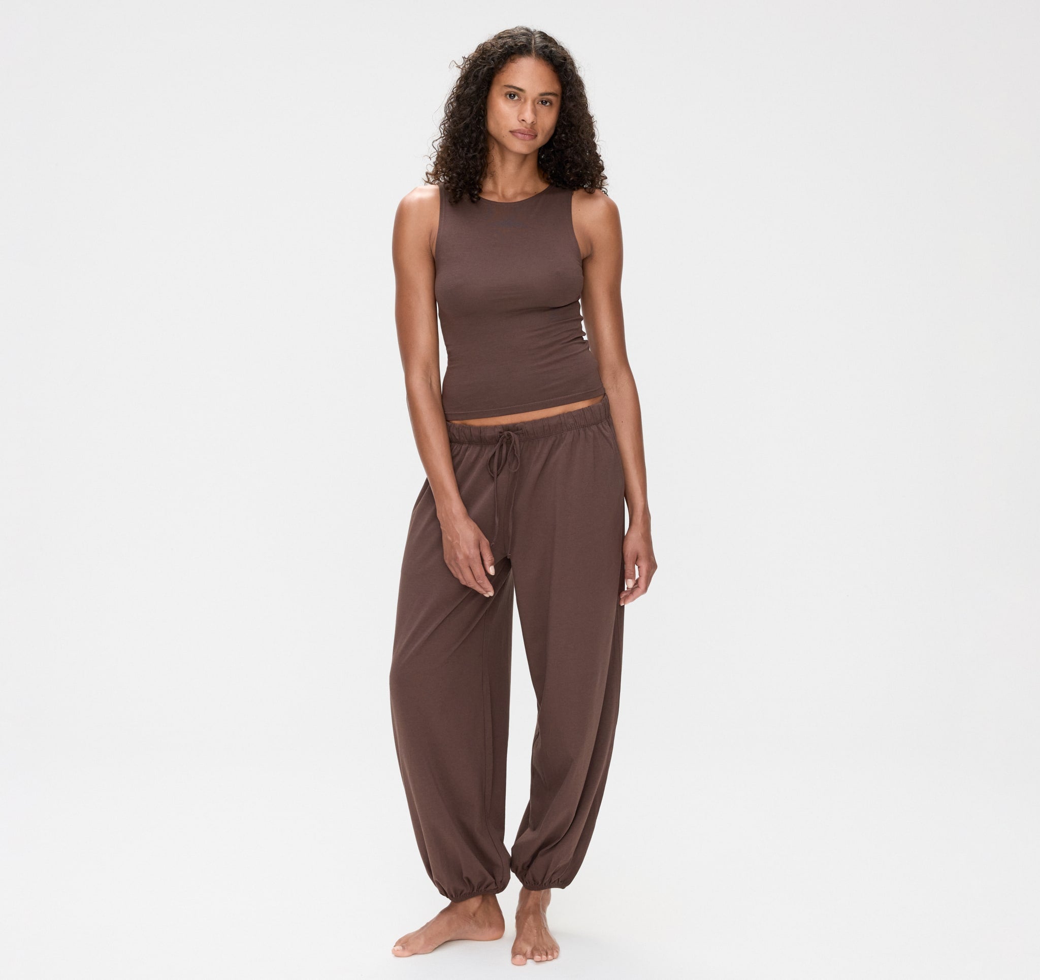 Everyday Balloon Pants - Truffle | Only $85 | Organic Basics