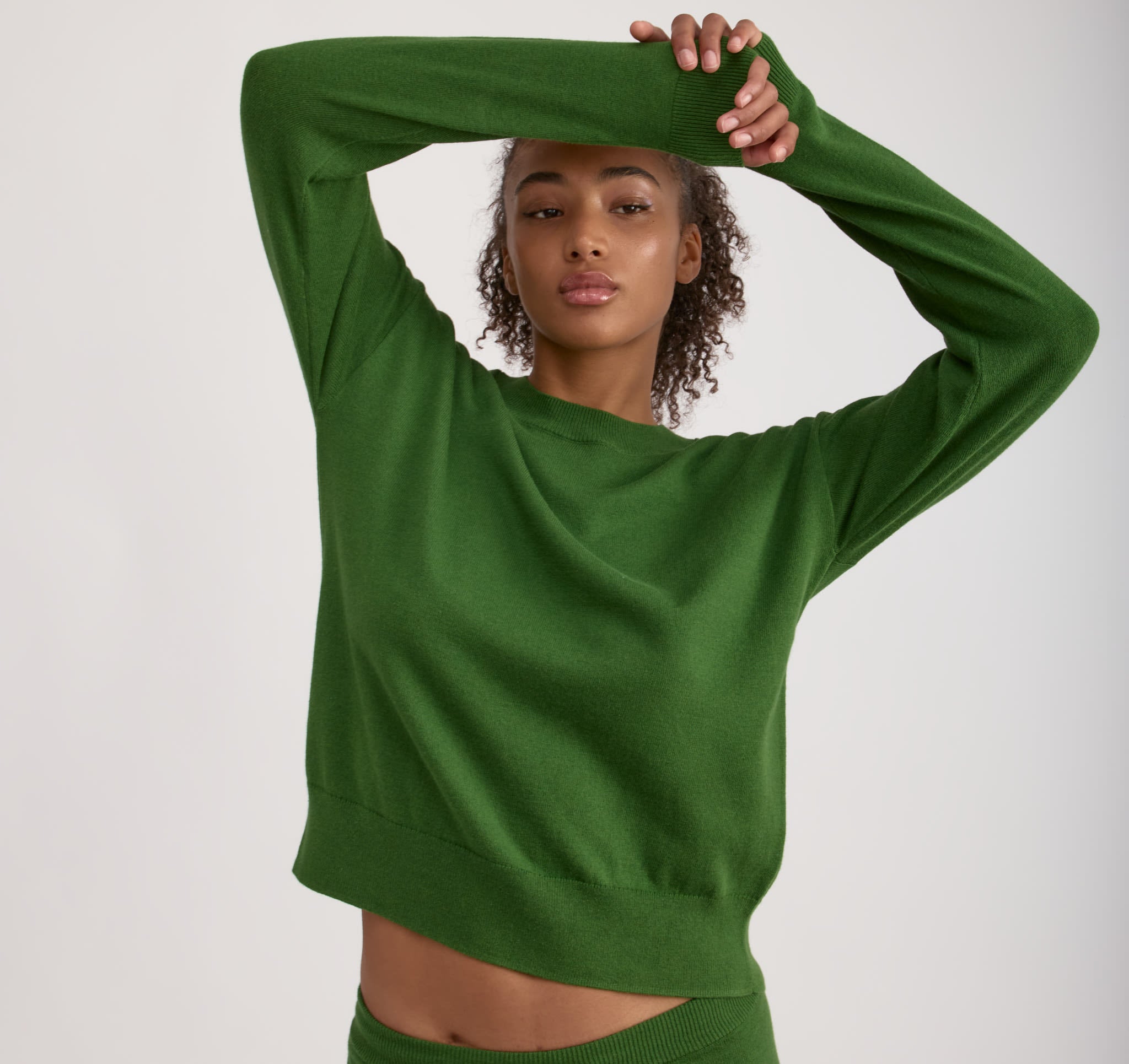 Soft Knit Boxy Crewneck Sweater | Only $ 69 | Organic Basics