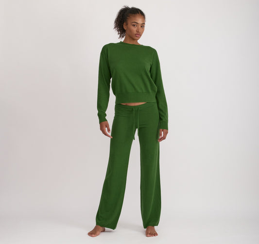 Soft Knit Straight Leg Pants