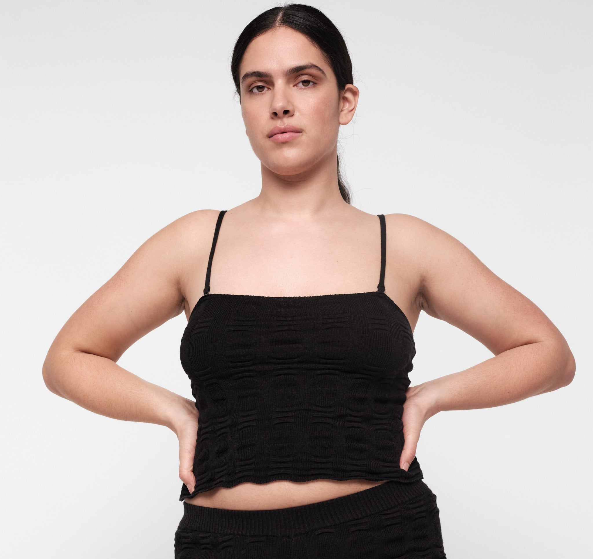 Soft Knit Textured Cami | Only $ 32 | Organic Basics