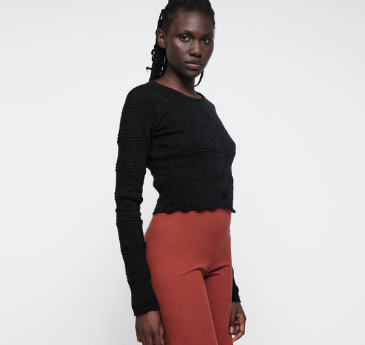 Soft Knit Textured Cardigan